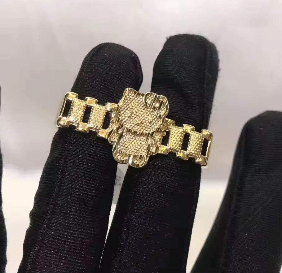 2 Finger Hello Kitty Ring