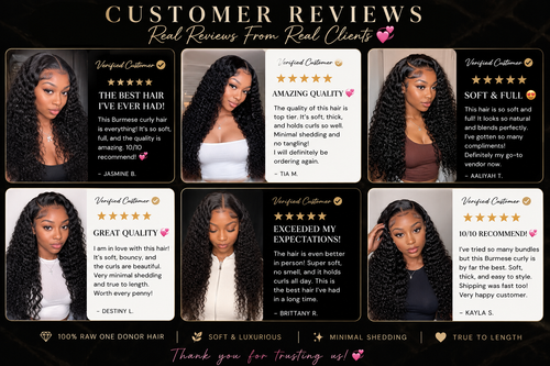 Burmese Curly Raw Hair Bundles